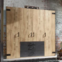 Industriestil Kleiderschrank Onlina*Pharao24 Online