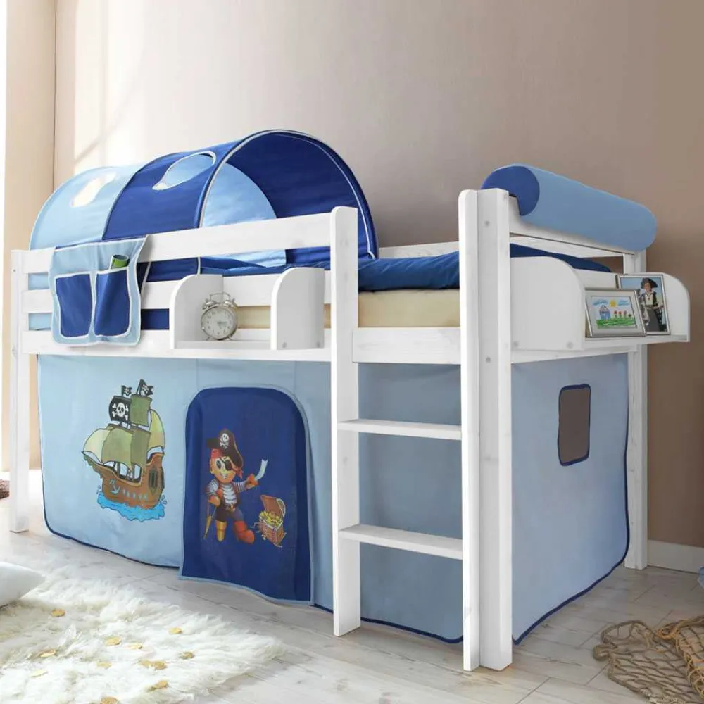 Discount Jungen Hochbett Mirell Kinder Kinderhochbetten|Kinderbetten