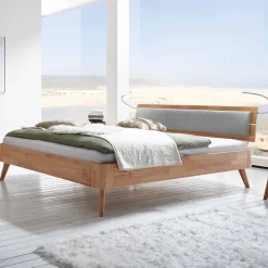 Clearance Kernbuche Bett Zylianus Doppelbetten|Massivholzbetten