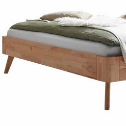 Clearance Kernbuche Bett Zylianus Doppelbetten|Massivholzbetten