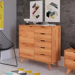 Hot Kernbuche Kommode Stenov Flurkommoden