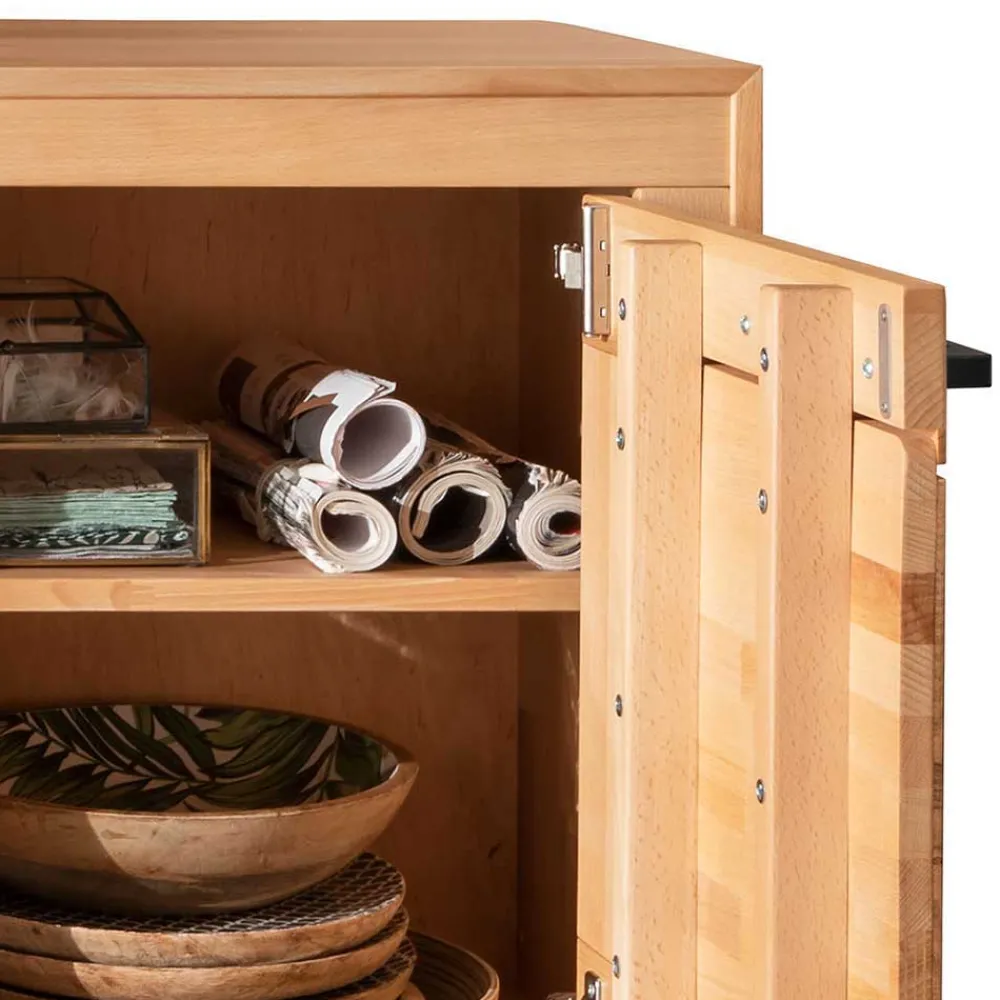 Kernbuche TV Wohnwand Olmedo*Pharao24