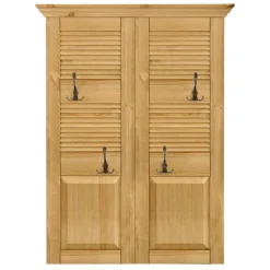 Kiefer Garderobe Yarus Garderoben Paneele|Massivholz Garderoben