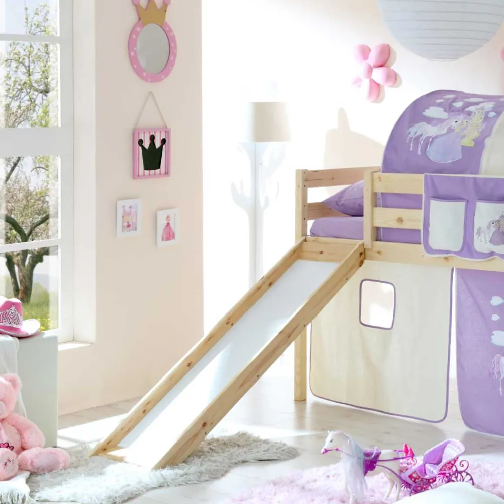 Hot Kiefer Hochbett Washington Kinder Kinderhochbetten|Kinderbetten