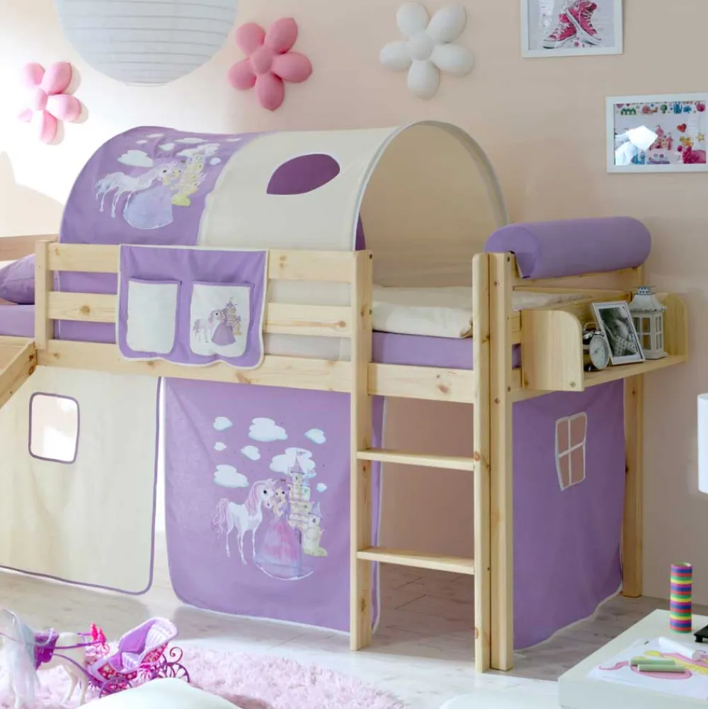 Hot Kiefer Hochbett Washington Kinder Kinderhochbetten|Kinderbetten