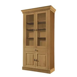 Online Kiefer Vitrinenschrank Drobeta Wohnzimmervitrinen|Massivholz Schränke