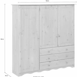 Kiefer Wäscheschrank Vreya*Pharao24 Hot