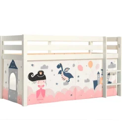 Outlet Kinder Halbhochbett Jakimo Kinder Kinderhochbetten|Kinderbetten