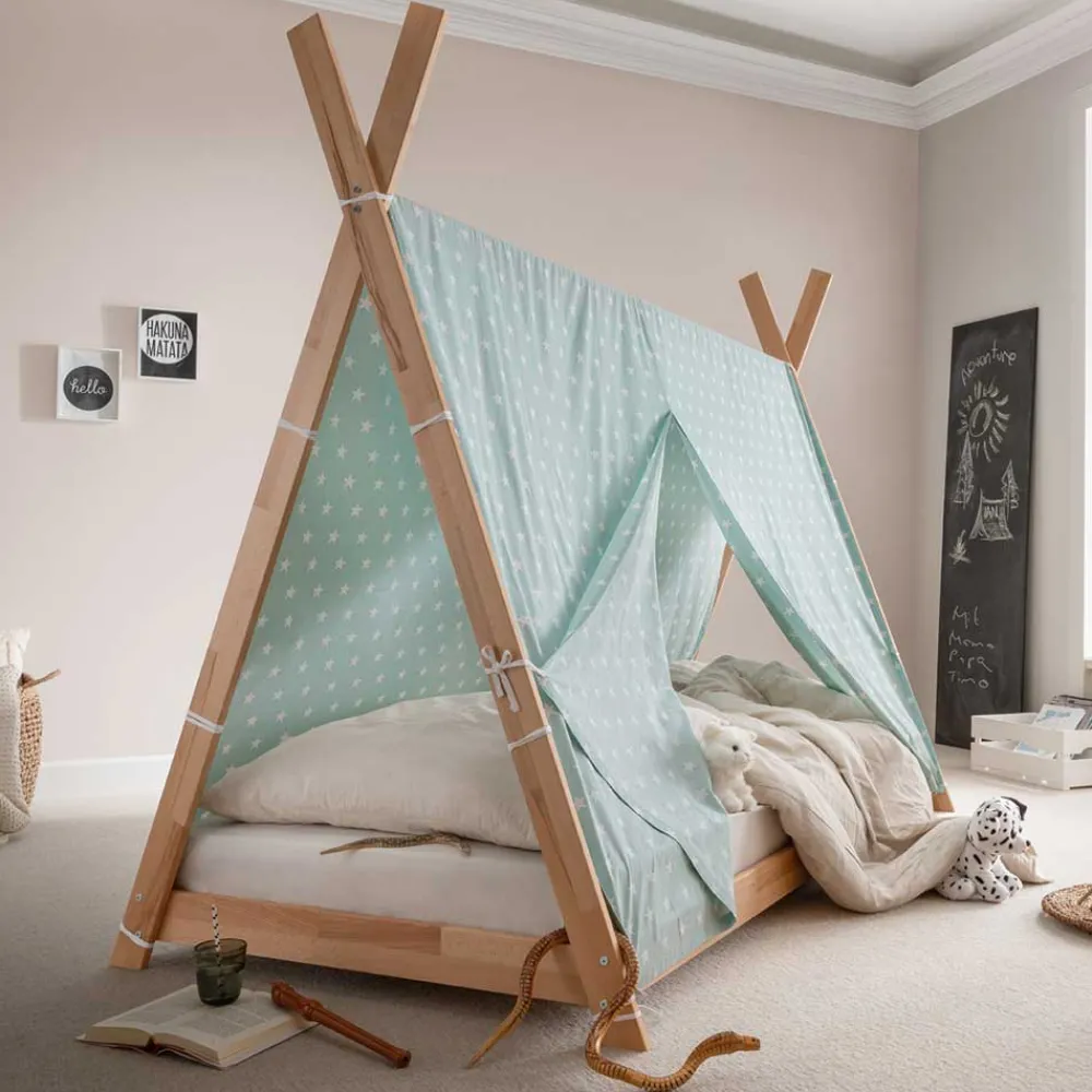 New Kinderbett Tipi Form Ake Kinder Kinderbetten