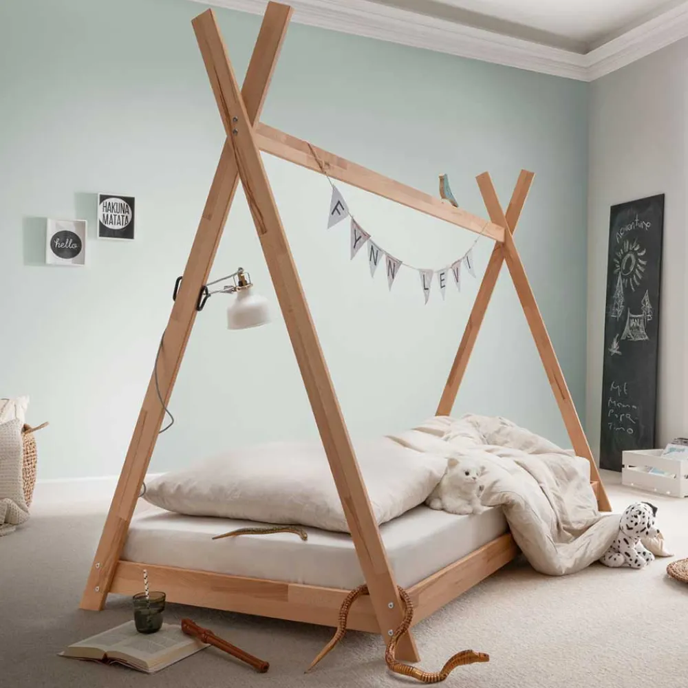 New Kinderbett Tipi Form Ake Kinder Kinderbetten