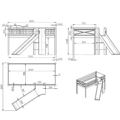 Clearance Kinderhochbett Mark Kinder Kinderhochbetten|Kinderbetten