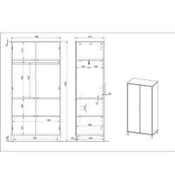Online Kinderschrank Lolica Kinder Kinderzimmerschränke