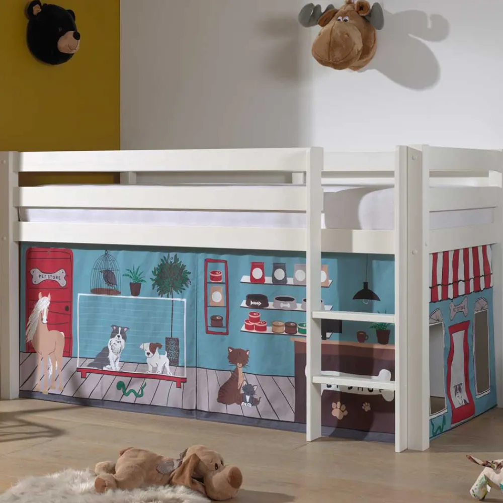 Kinderzimmer Halbhochbett Mint*Pharao24 Best