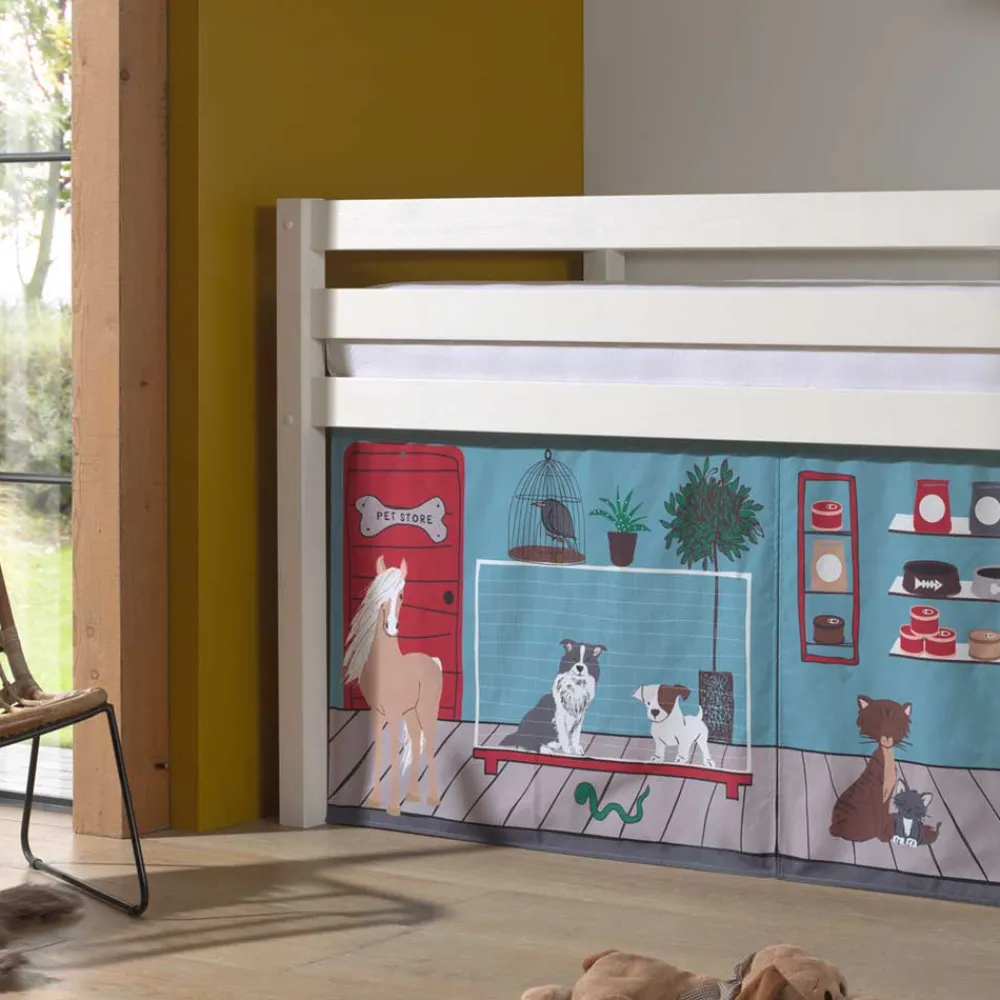 Kinderzimmer Halbhochbett Mint*Pharao24 Best