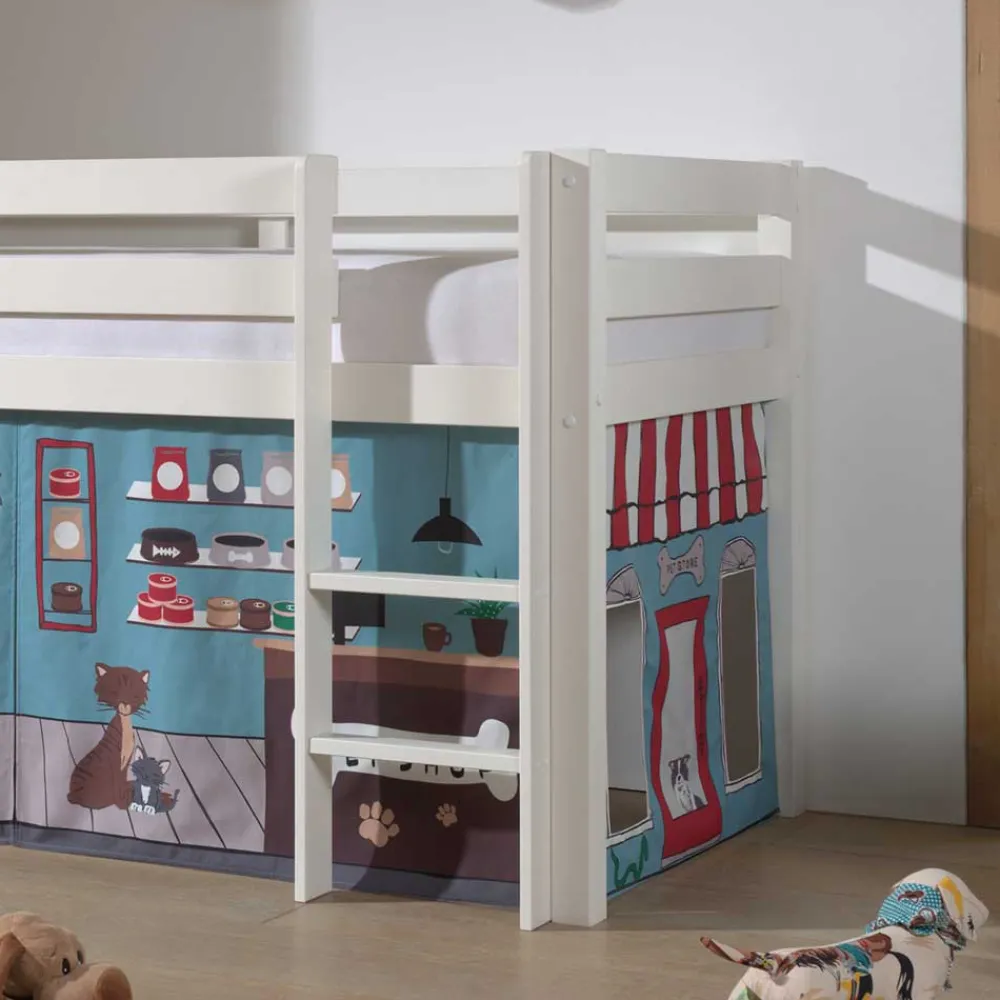 Kinderzimmer Halbhochbett Mint*Pharao24 Best