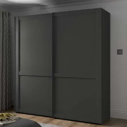 Kleiderschrank 2 Schiebetüren Hierro Schiebetürenschränke|Kleiderschränke