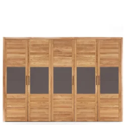 Hot Kleiderschrank 5 Türen Zeus Massivholz Kleiderschränke