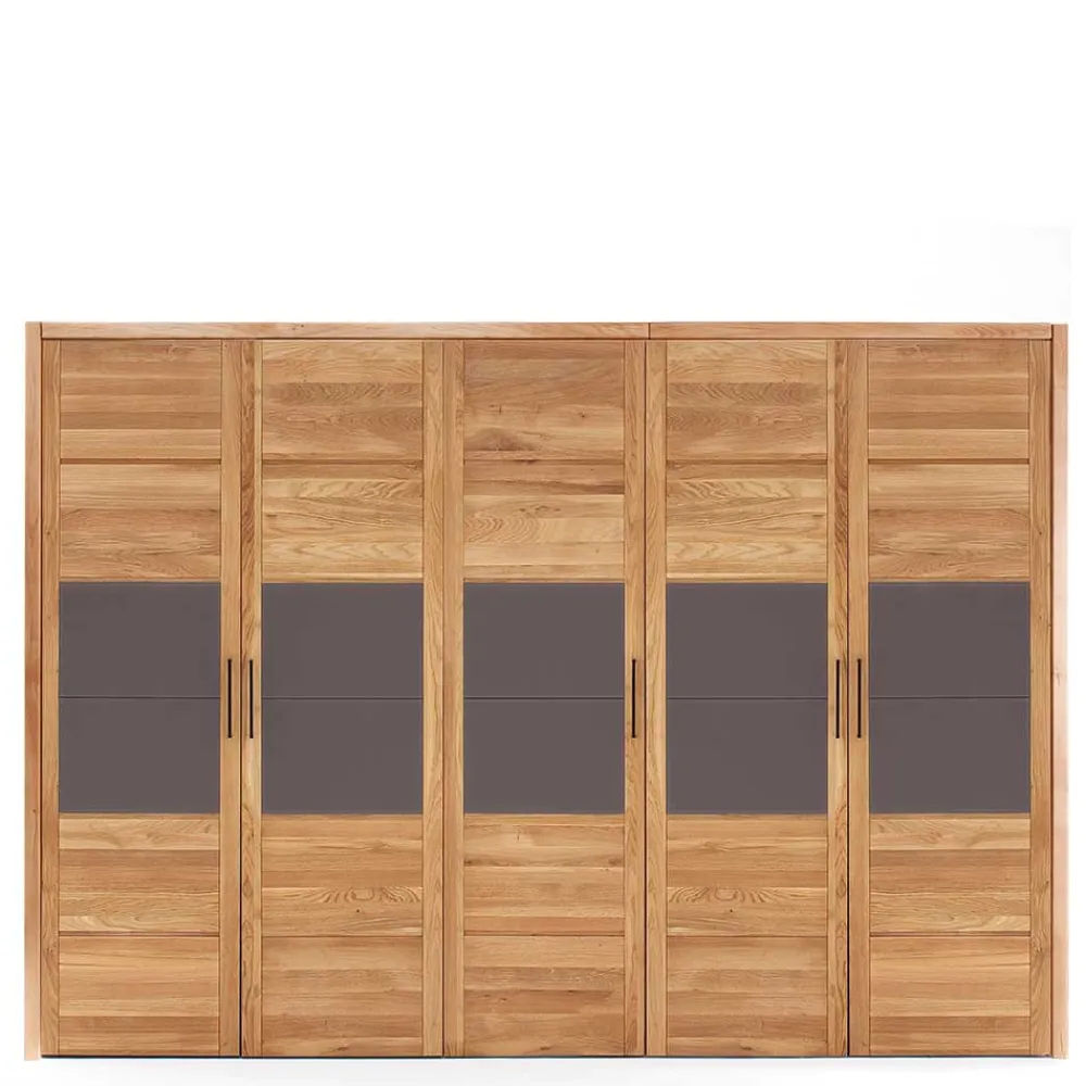 Hot Kleiderschrank 5 Türen Zeus Massivholz Kleiderschränke