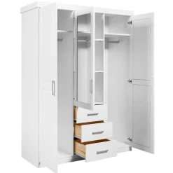 Clearance Kleiderschrank Aloisi Drehtürenschränke|Massivholz Kleiderschränke