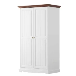 Outlet Kleiderschrank Asendra Drehtürenschränke|Massivholz Kleiderschränke