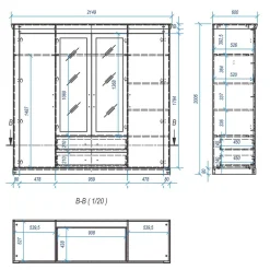 New Kleiderschrank Flurencina Drehtürenschränke|Kleiderschränke