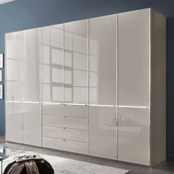 Kleiderschrank hellgrau Voscona*Pharao24 Outlet
