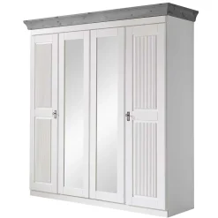 Kleiderschrank Holz Benfitas*Pharao24 Online