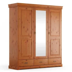 Kleiderschrank Massivholz Kiefer Rovert*Pharao24 Clearance