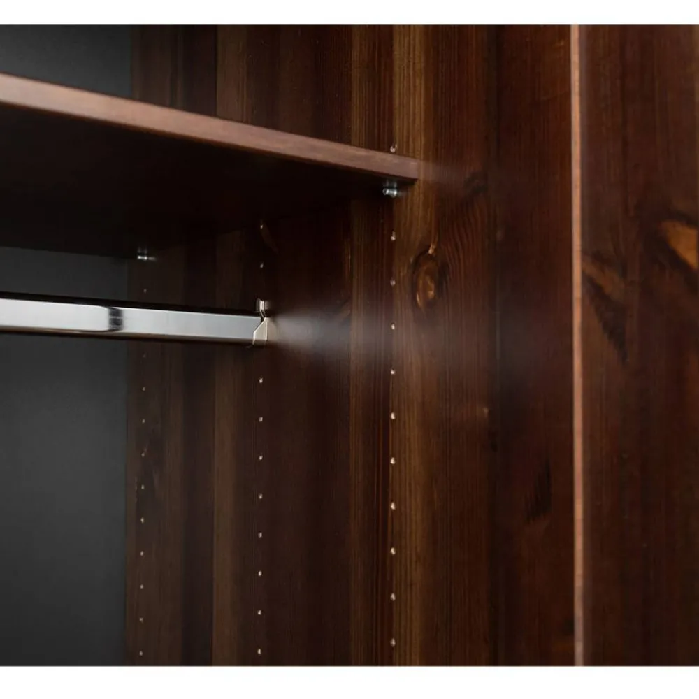 Outlet Kleiderschrank Massivholz Phelix Massivholzmöbel|Drehtürenschränke