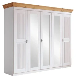 Clearance Kleiderschrank Massivholz Bazna Massivholzmöbel|Drehtürenschränke