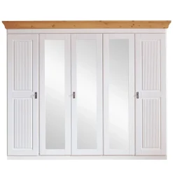 Clearance Kleiderschrank Massivholz Bazna Massivholzmöbel|Drehtürenschränke