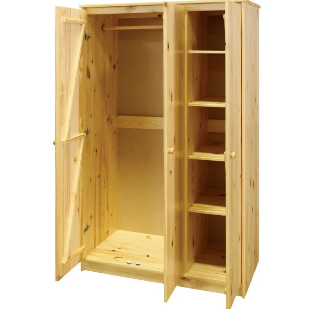 Kleiderschrank Massivholz Tine*Pharao24 Discount