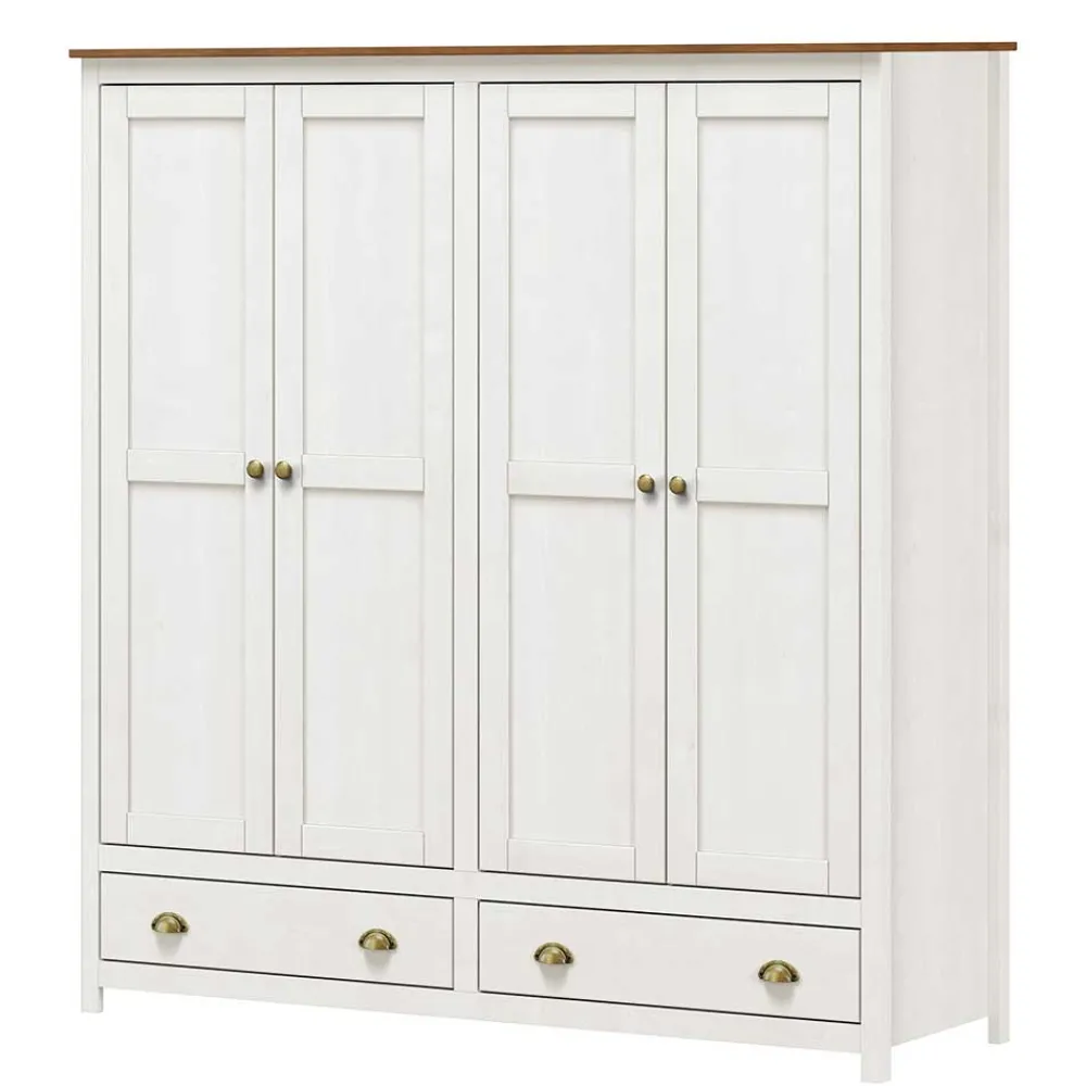 Online Kleiderschrank Massivholz Benita Massivholzmöbel|Drehtürenschränke