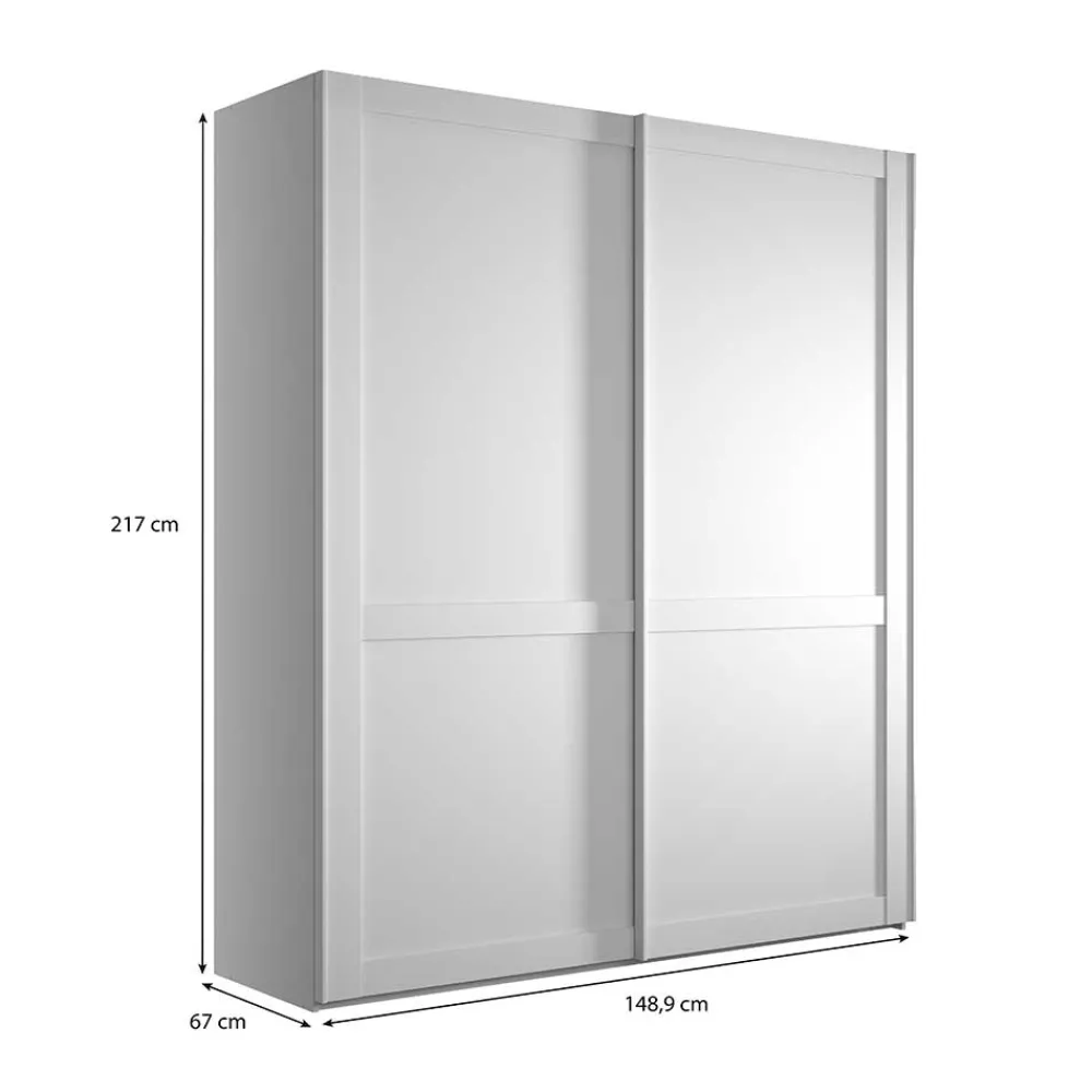 Kleiderschrank mit Schiebetüren Tudana*Pharao24 Clearance