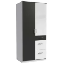 Kleiderschrank mit Schubladen Tolofoa*Pharao24 New