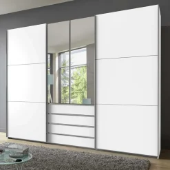 Outlet Kleiderschrank mit Spiegeltüren Lymesca Kleiderschränke|Schlafzimmerschränke
