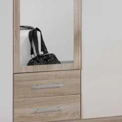 New Kleiderschrank mit Spiegel Simeon Jugendkleiderschrank