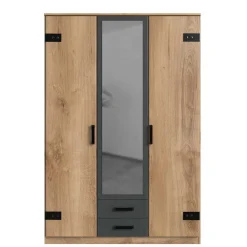 Kleiderschrank mit Spiegel Lilames*Pharao24 Online