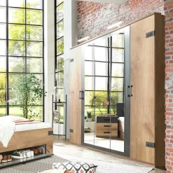 Kleiderschrank mit Spiegel Latizia*Pharao24 Online