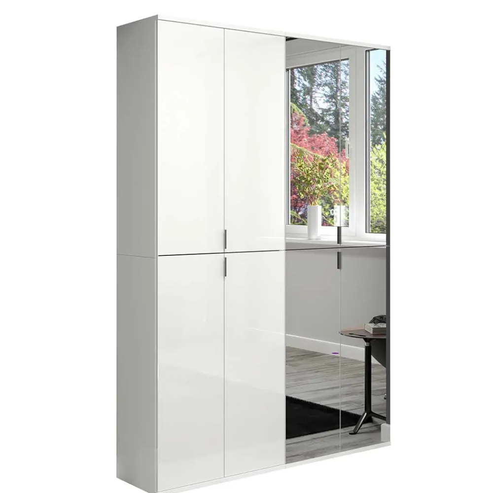 Outlet Kleiderschrank mit Spiegeltüren Ridonner Drehtürenschränke|Kleiderschränke