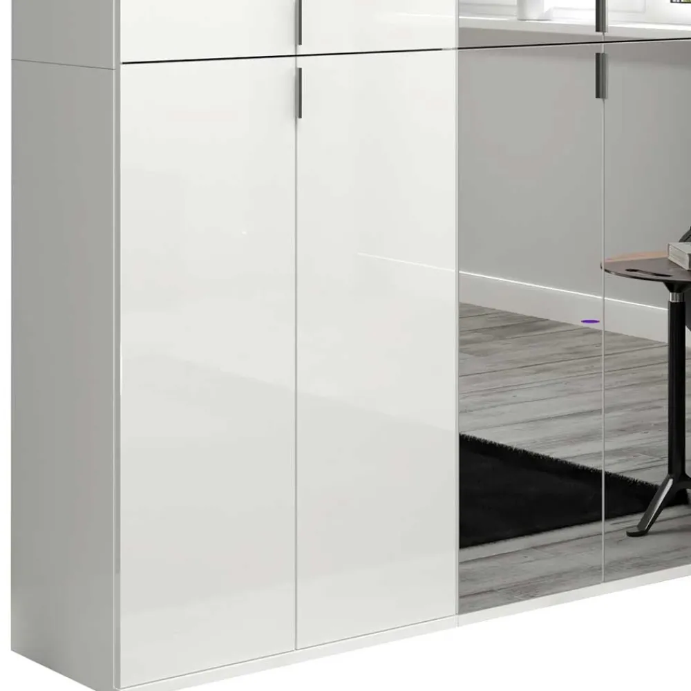 Outlet Kleiderschrank mit Spiegeltüren Ridonner Drehtürenschränke|Kleiderschränke