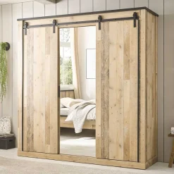 Clearance Kleiderschrank rustikal Studiana Kleiderschränke|Schlafzimmerschränke