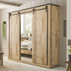 Clearance Kleiderschrank rustikal Studiana Kleiderschränke|Schlafzimmerschränke