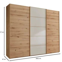 Sale Kleiderschrank Schwebetüren Viramiru Massivholz Kleiderschränke|Schiebetürenschränke
