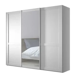 Kleiderschrank Schwebetüren weiß Tudana*Pharao24 Best