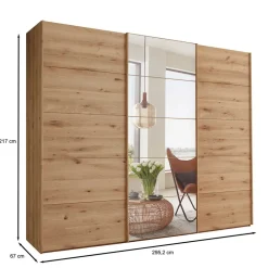 Kleiderschrank teilmassiv Thomas*Pharao24 Outlet