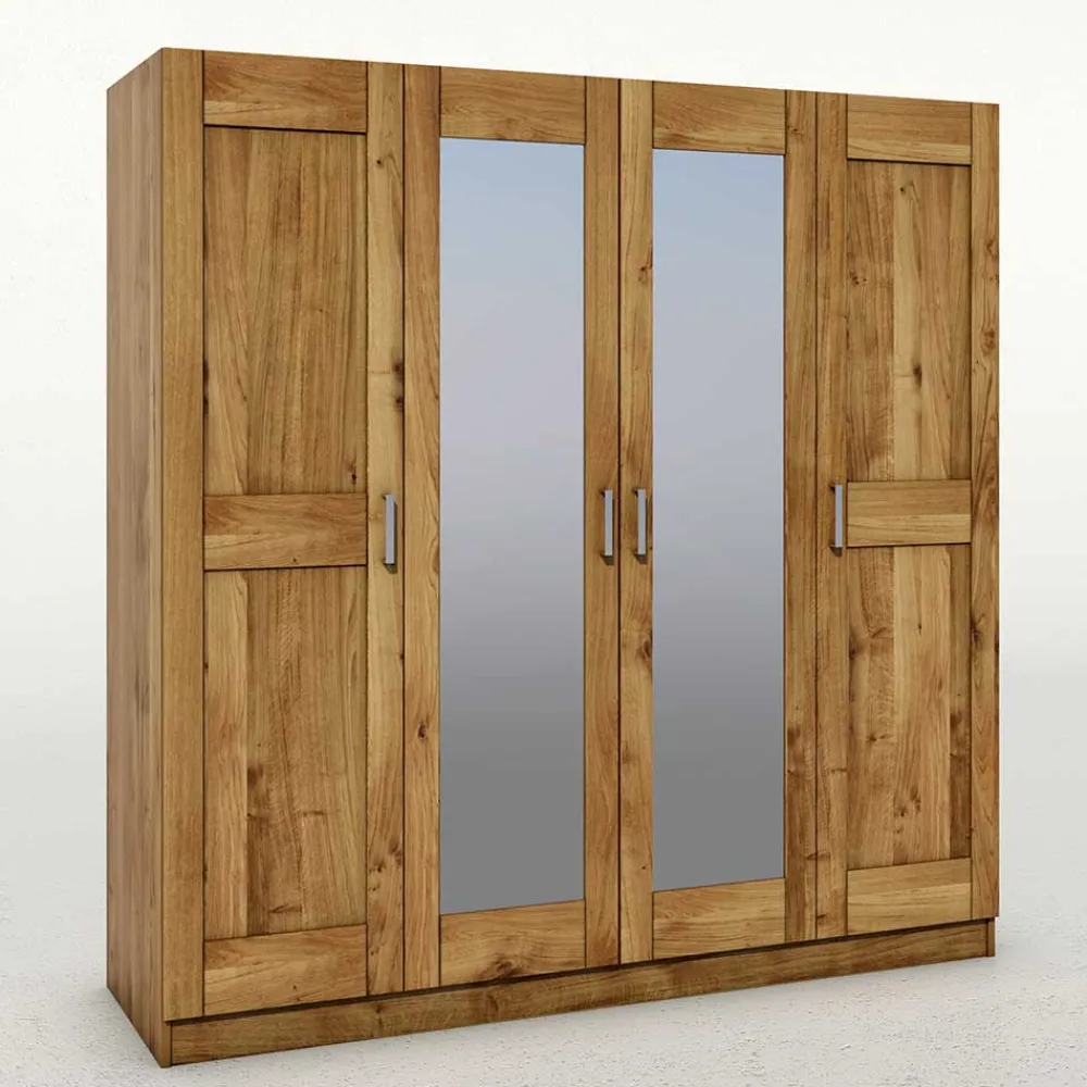 Kleiderschrank teilmassiv Flashing*Pharao24 Sale