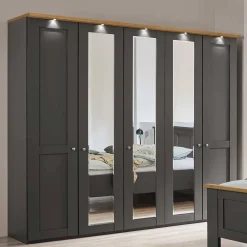 Hot Kleiderschrank 5-türig Bien Drehtürenschränke|Kleiderschränke