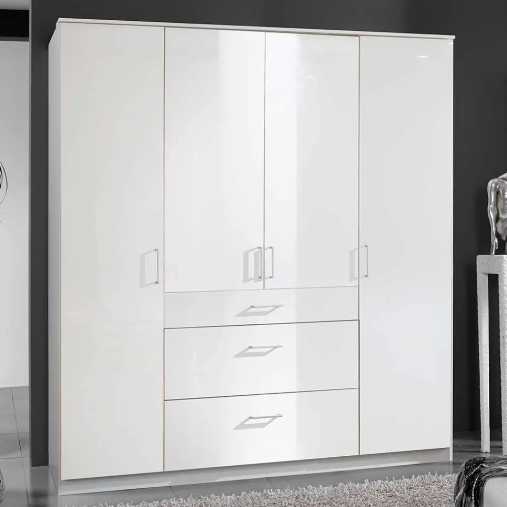 Sale Kleiderschrank 4-türig Emritalo Jugendkleiderschrank|Drehtürenschränke