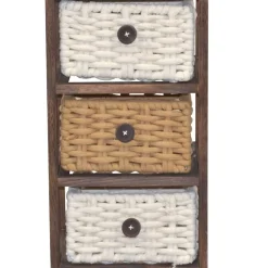 Discount Kleines Regal mit Körben Wambada Massivholzregale|Standregale